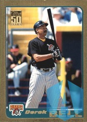 2001 Topps Gold Derek Bell 0340/2001 Pittsburgh Pirates #T4
